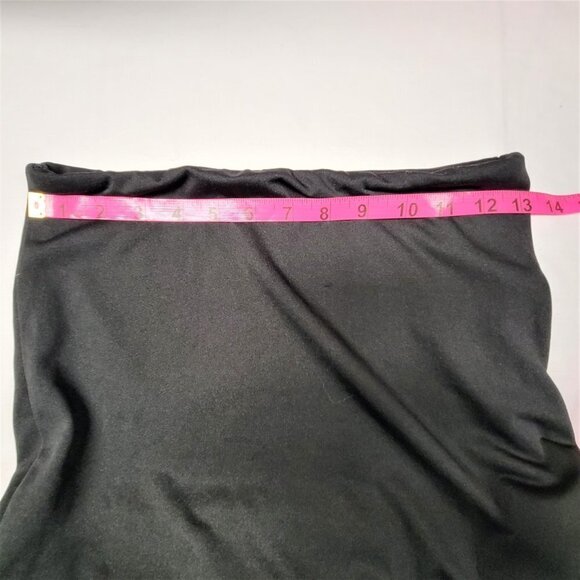 FIGURE Hugging Black Long Ruffles Skirt - Picture 6 of 6